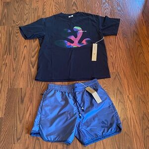 Wasted Collective bundle t-shirt and shorts. Size XS